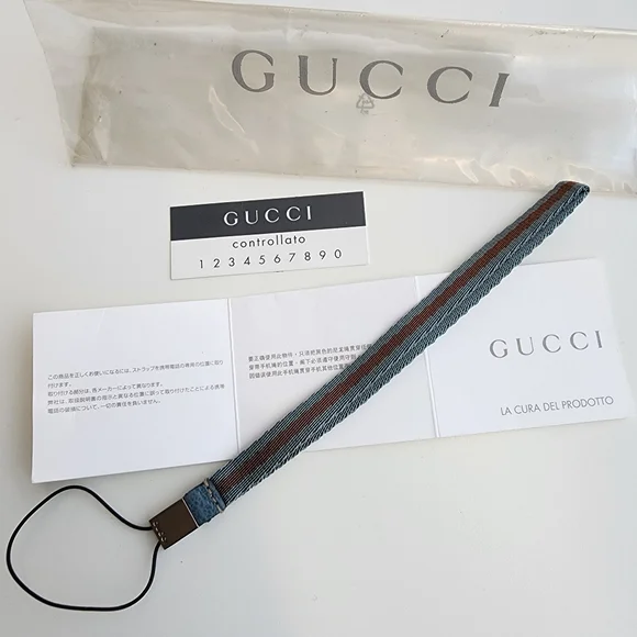 New Gucci Vintage Bag Charm / Key Chain / CP strap - Picture 4 of 9